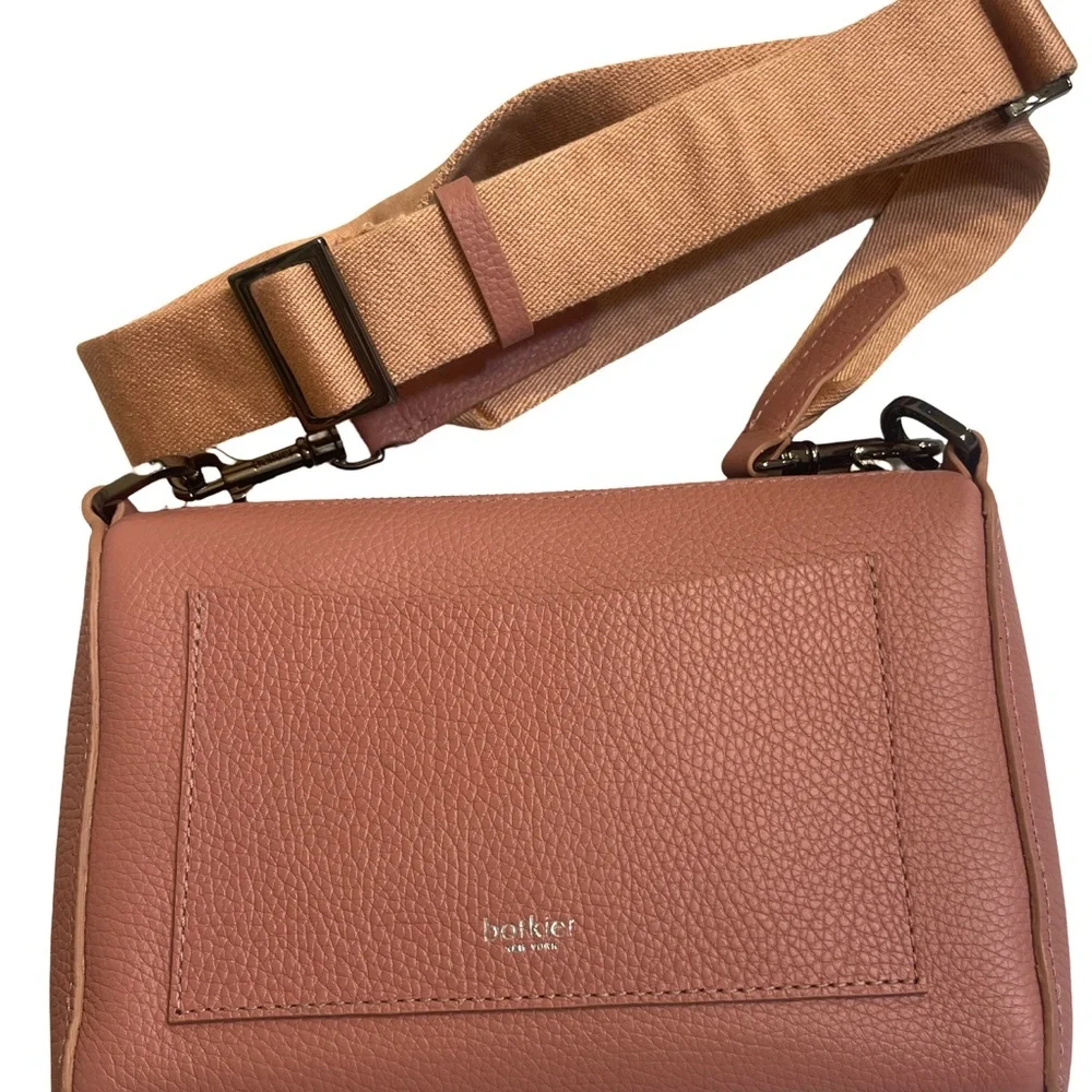 Botkier New York Leather Crossbody Bag with Two Straps